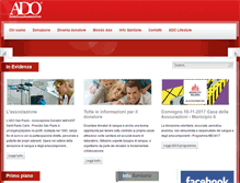 Tablet Screenshot of adosanpaolo.it